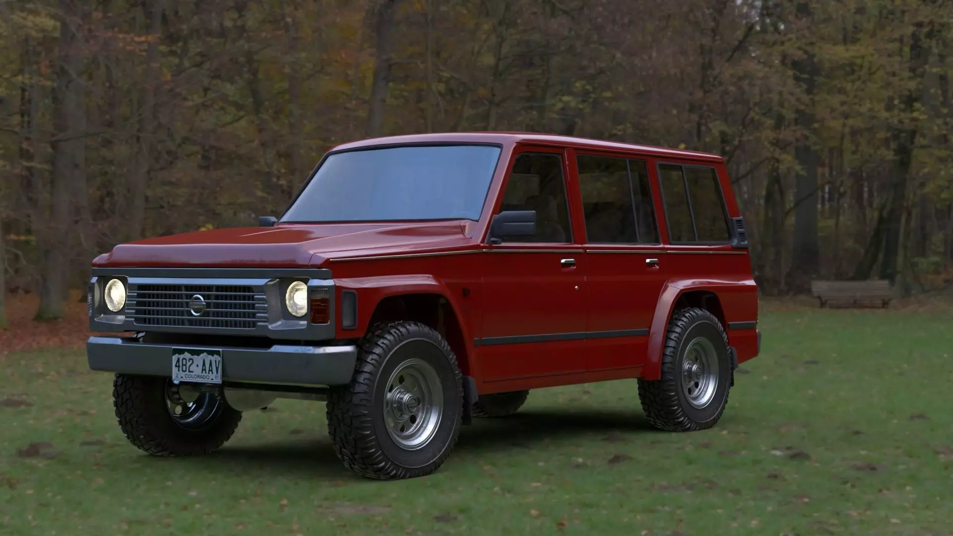 Nissan Patrol Y-60 3D model