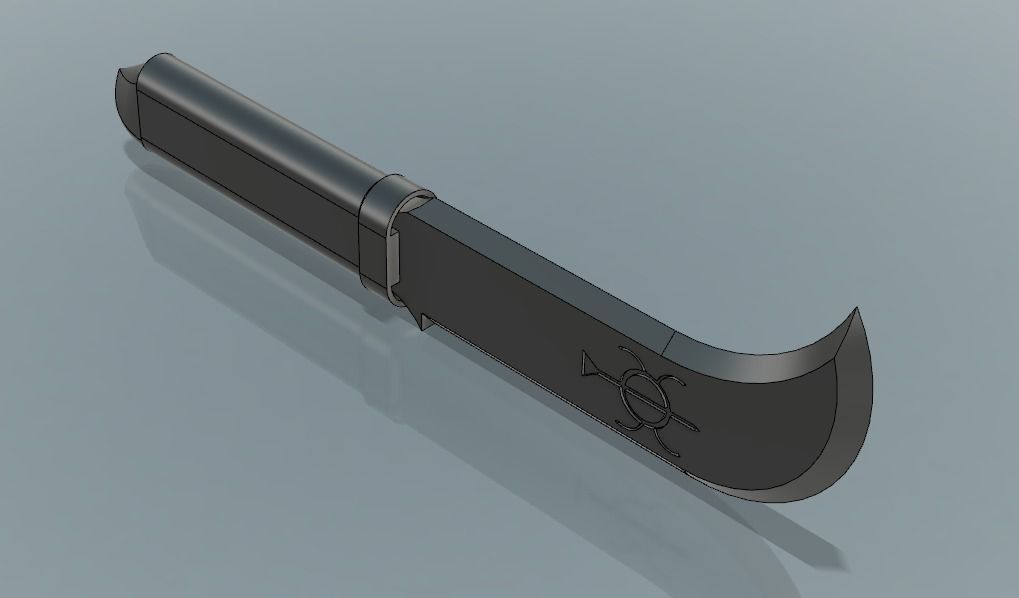 Solomons Dagger 3D print model_2