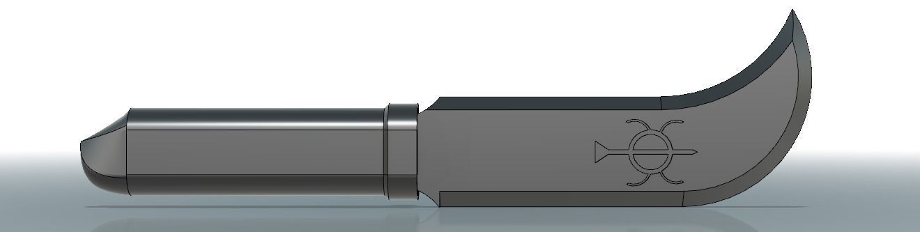 Solomons Dagger 3D print model_1