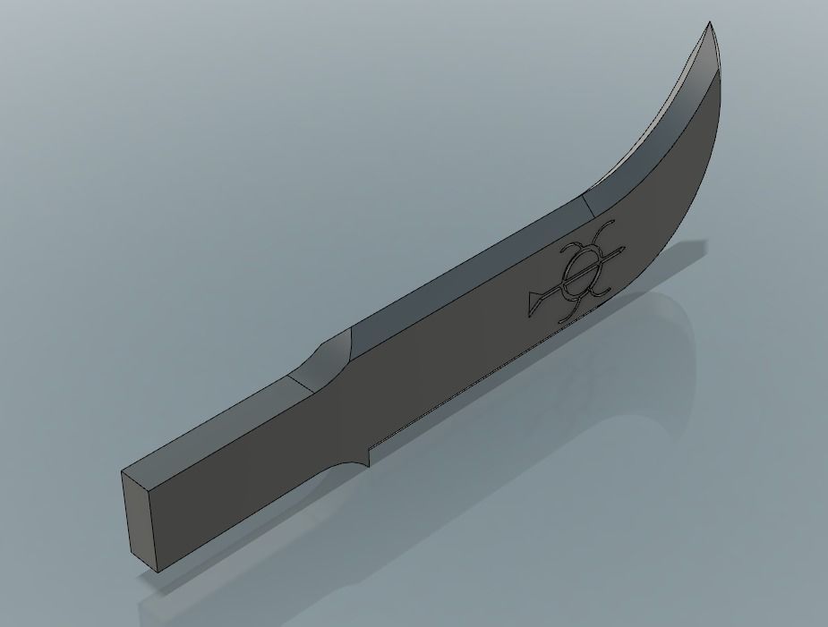 Solomons Dagger 3D print model_4