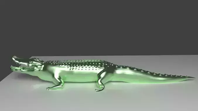 Crocodile Nice Model 3D print model
