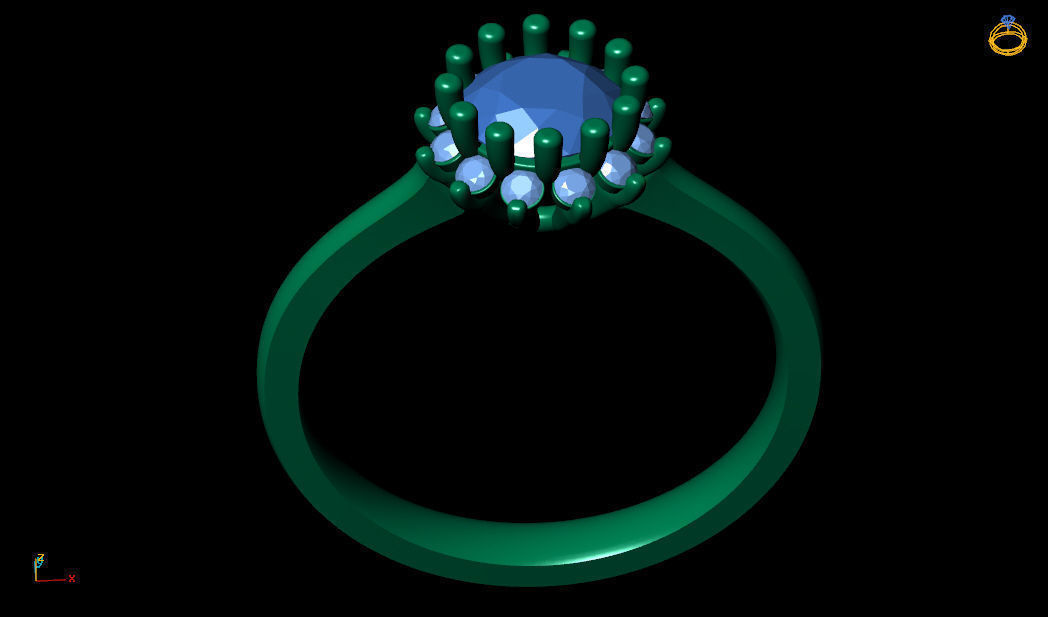 Ring R 0059 3D print model_10