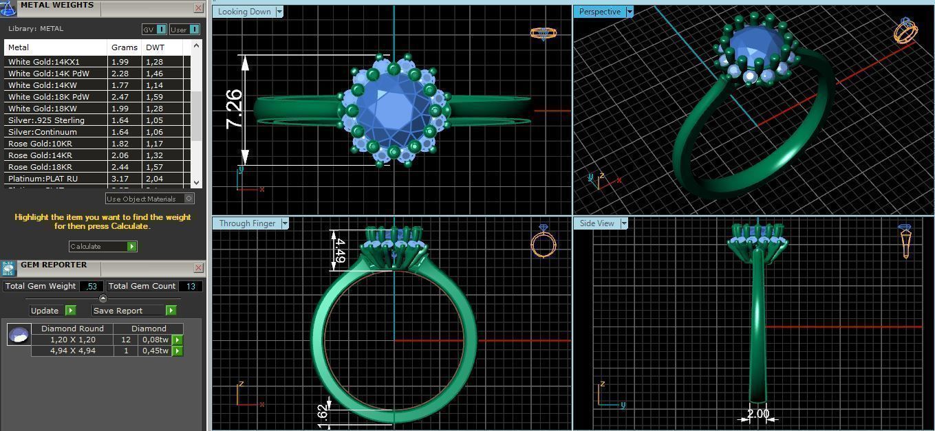 Ring R 0059 3D print model_6