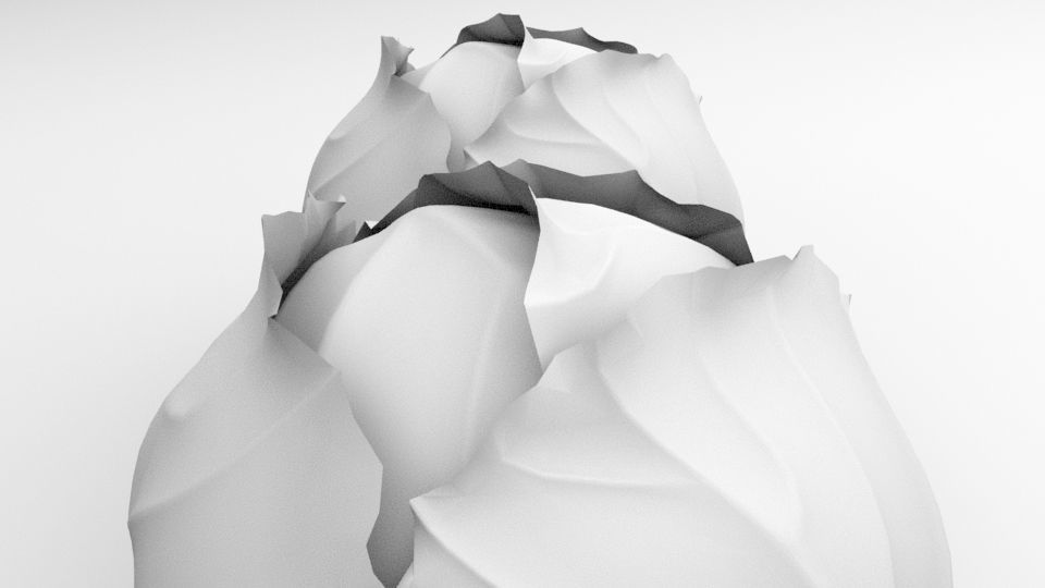 Cabbage pair of salt and pepper shakers 3D model_3