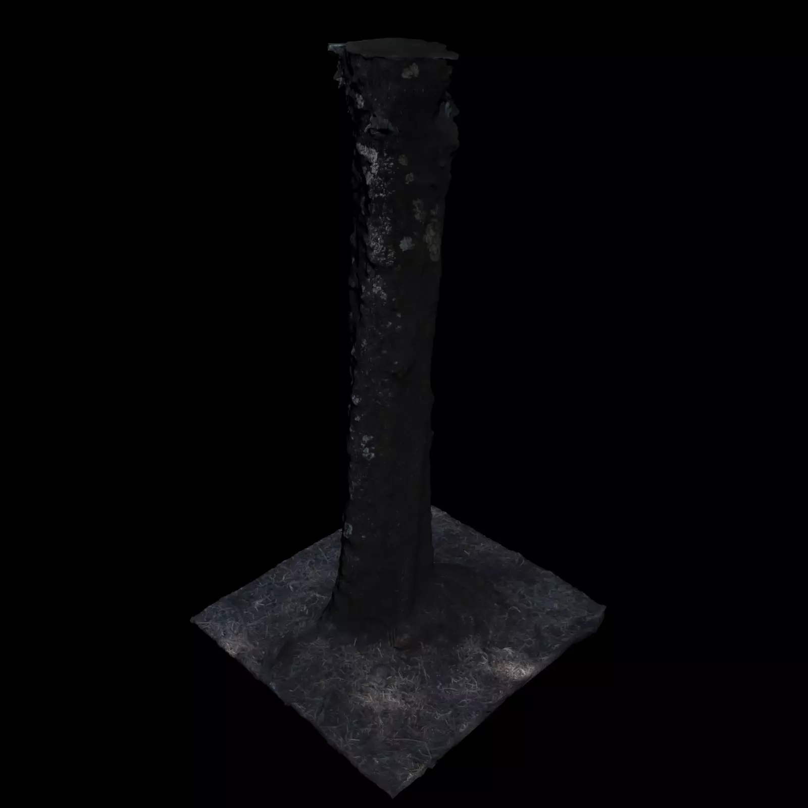 Tree 2 stump 3D model_0