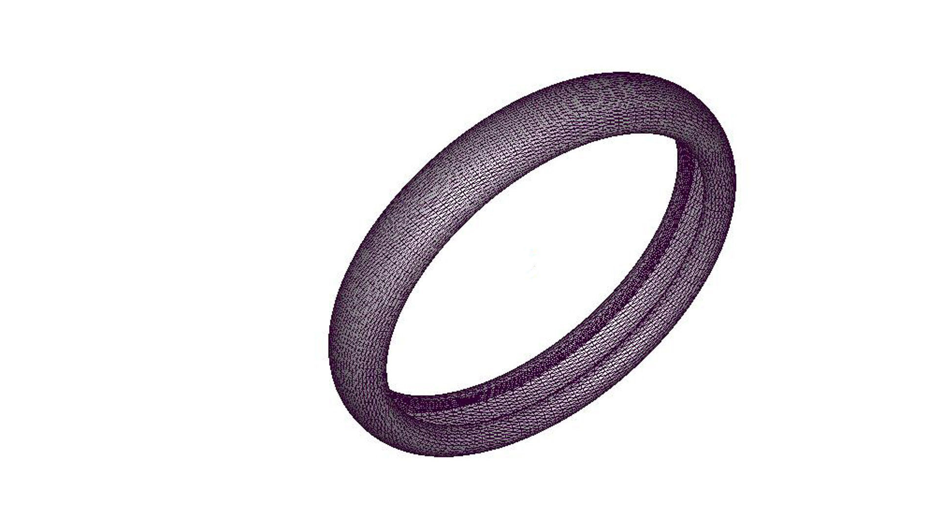 SIMPLE BAND RING Free 3D print model_6