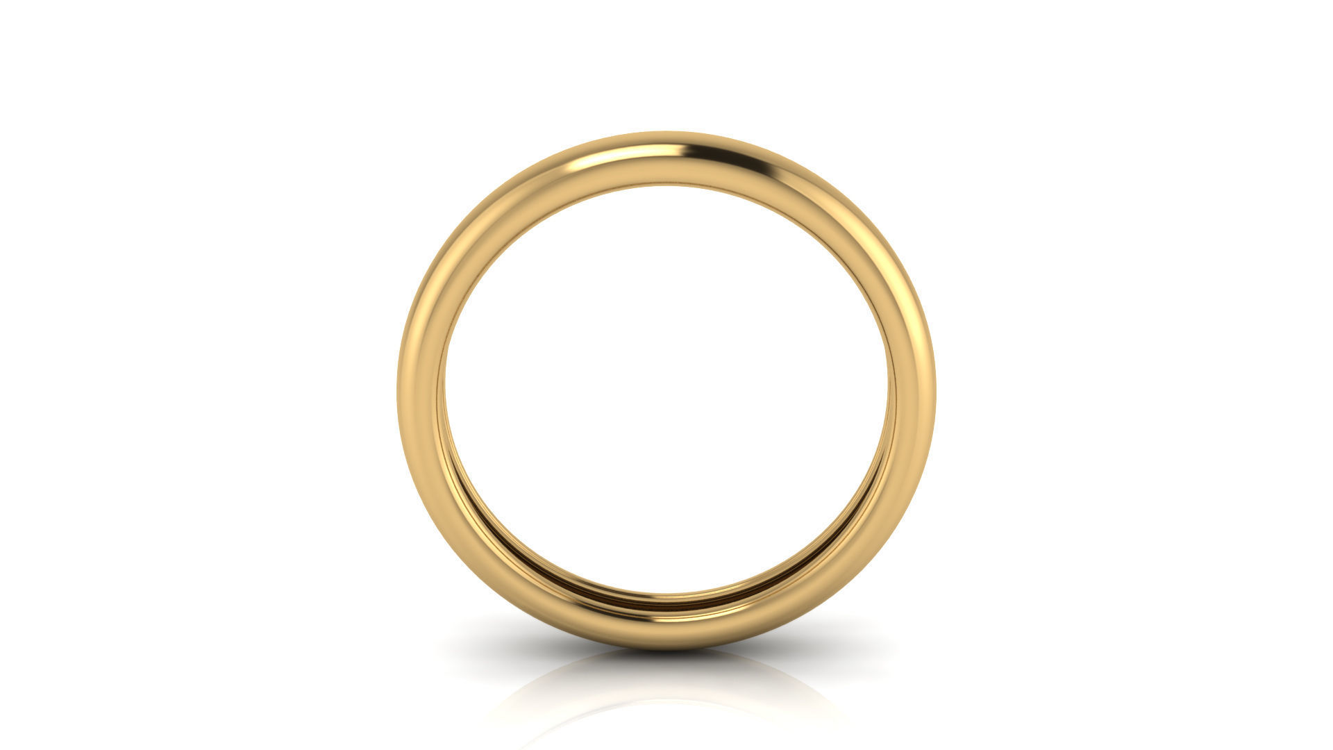 SIMPLE BAND RING Free 3D print model_2