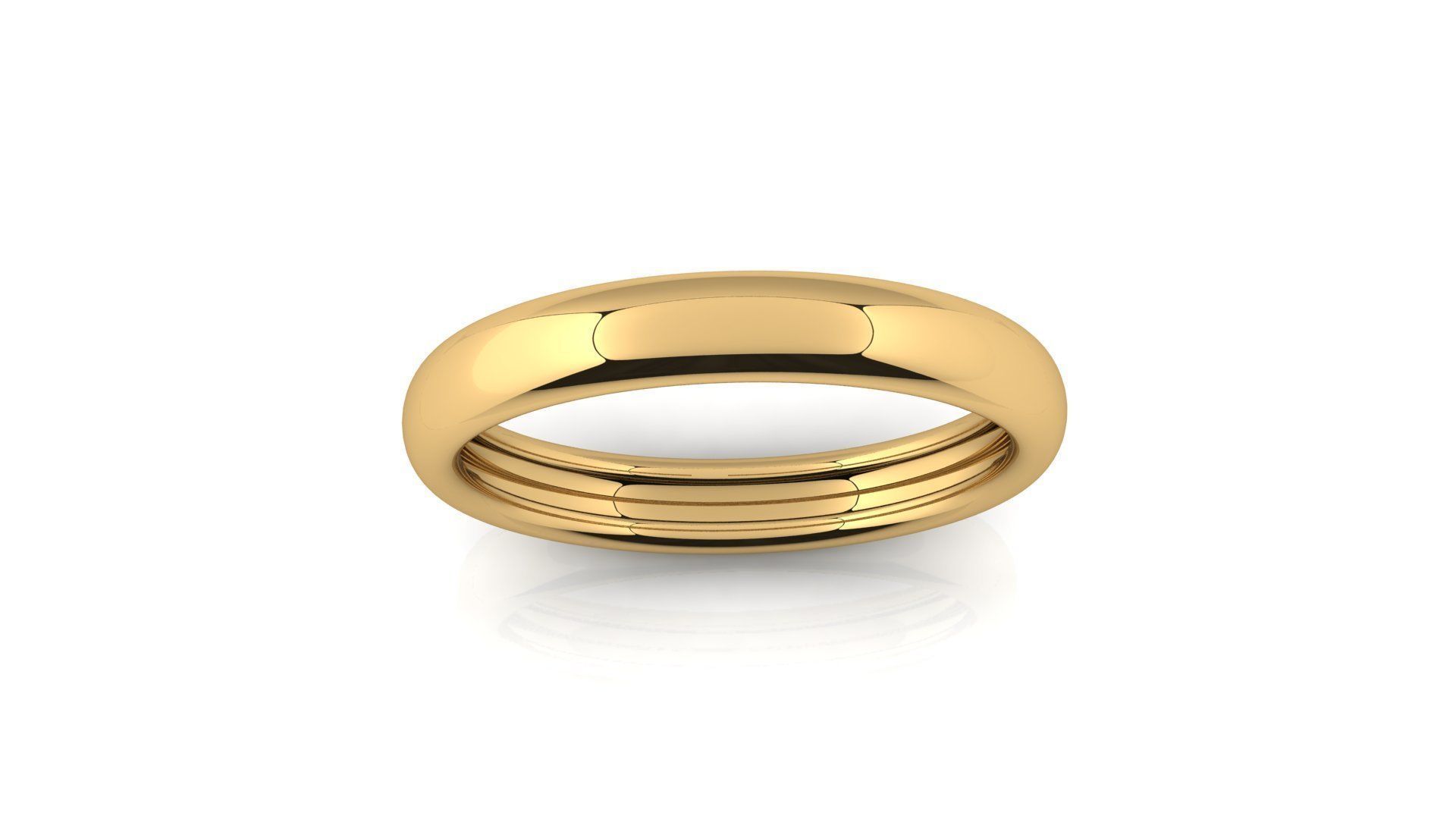 SIMPLE BAND RING Free 3D print model_4