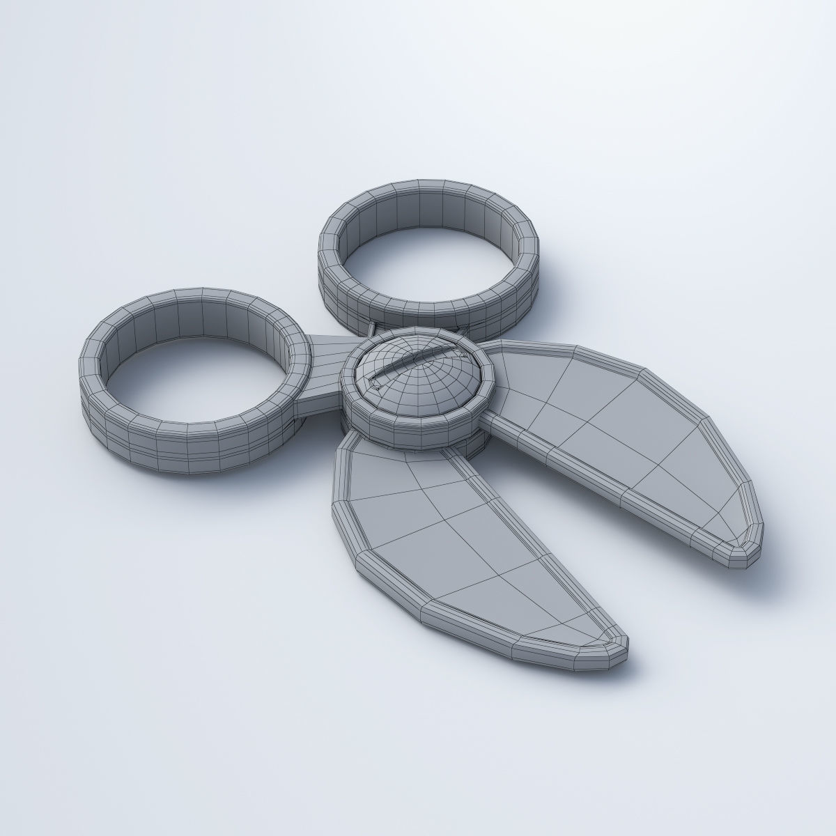 Barbie Scissors Free 3D model_4