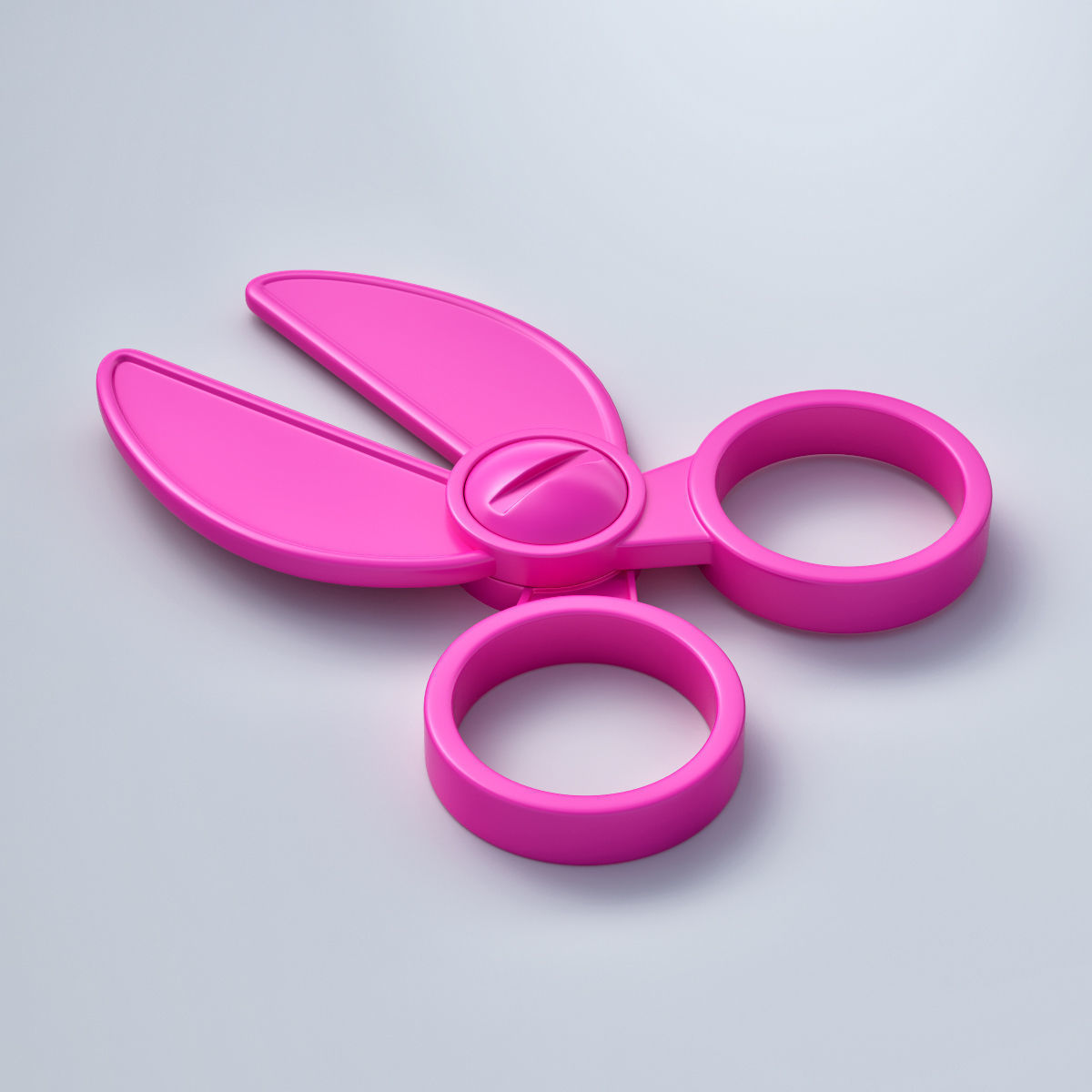 Barbie Scissors Free 3D model_1