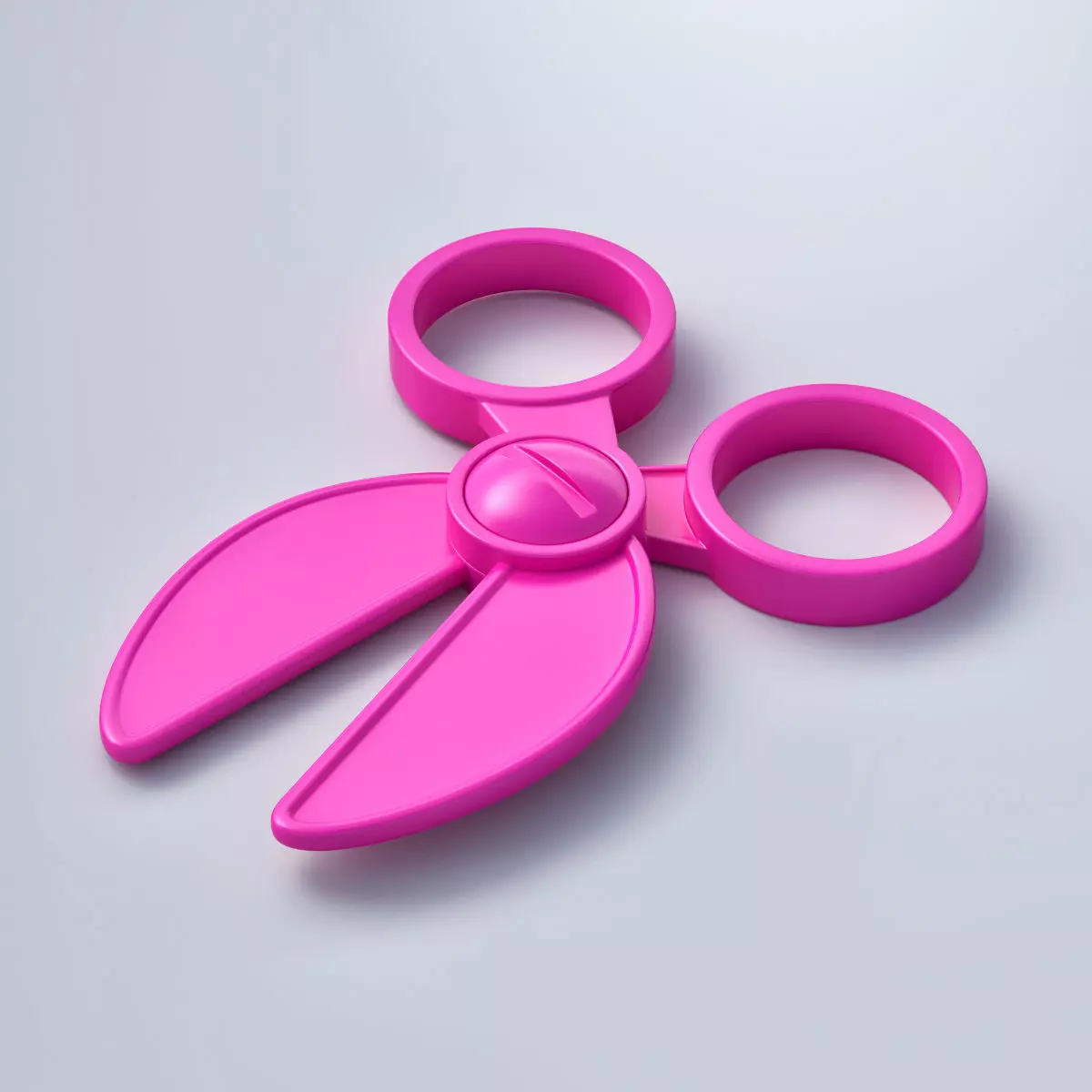 Barbie Scissors Free 3D model_0