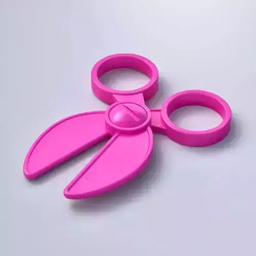 Barbie Scissors Free 3D model