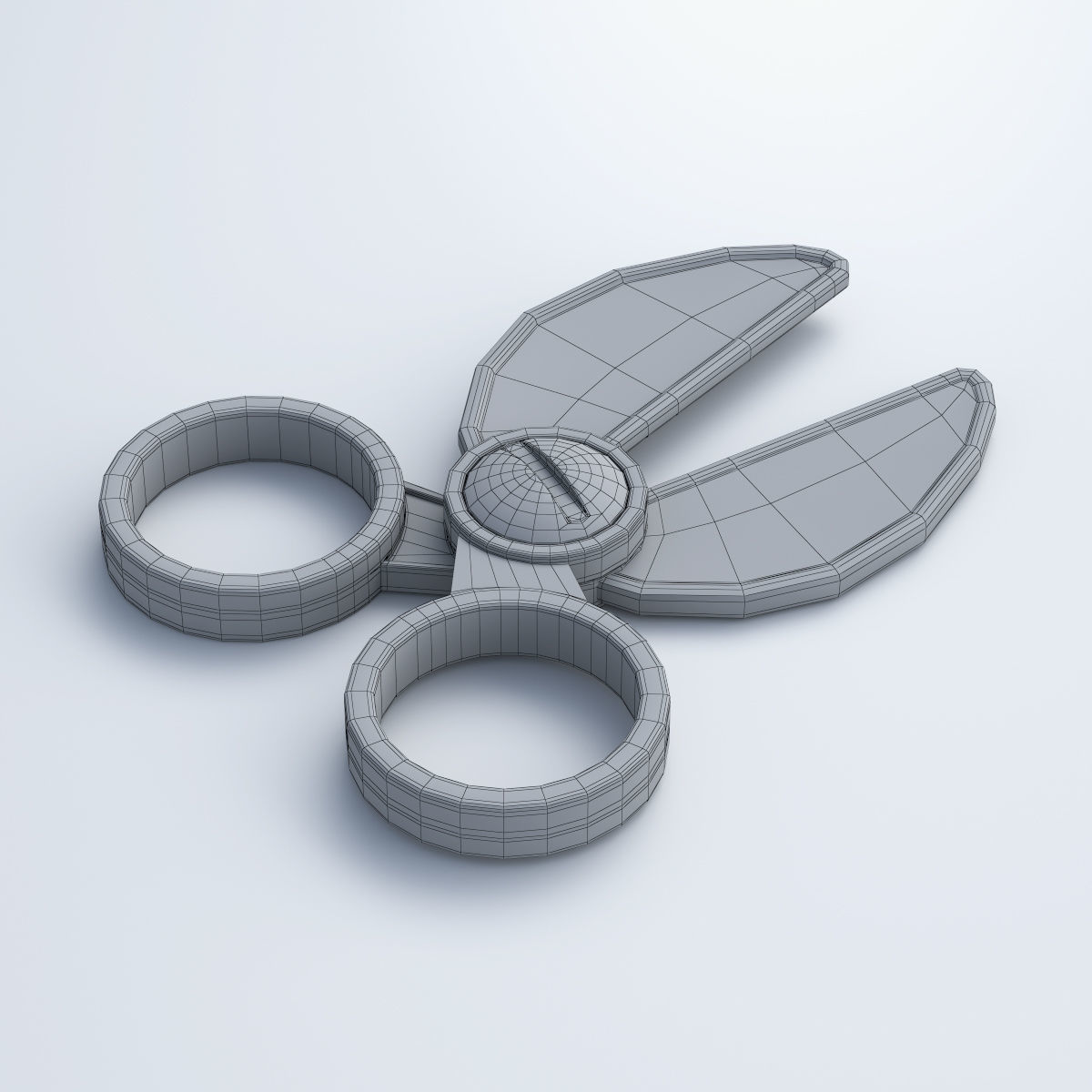 Barbie Scissors Free 3D model_5