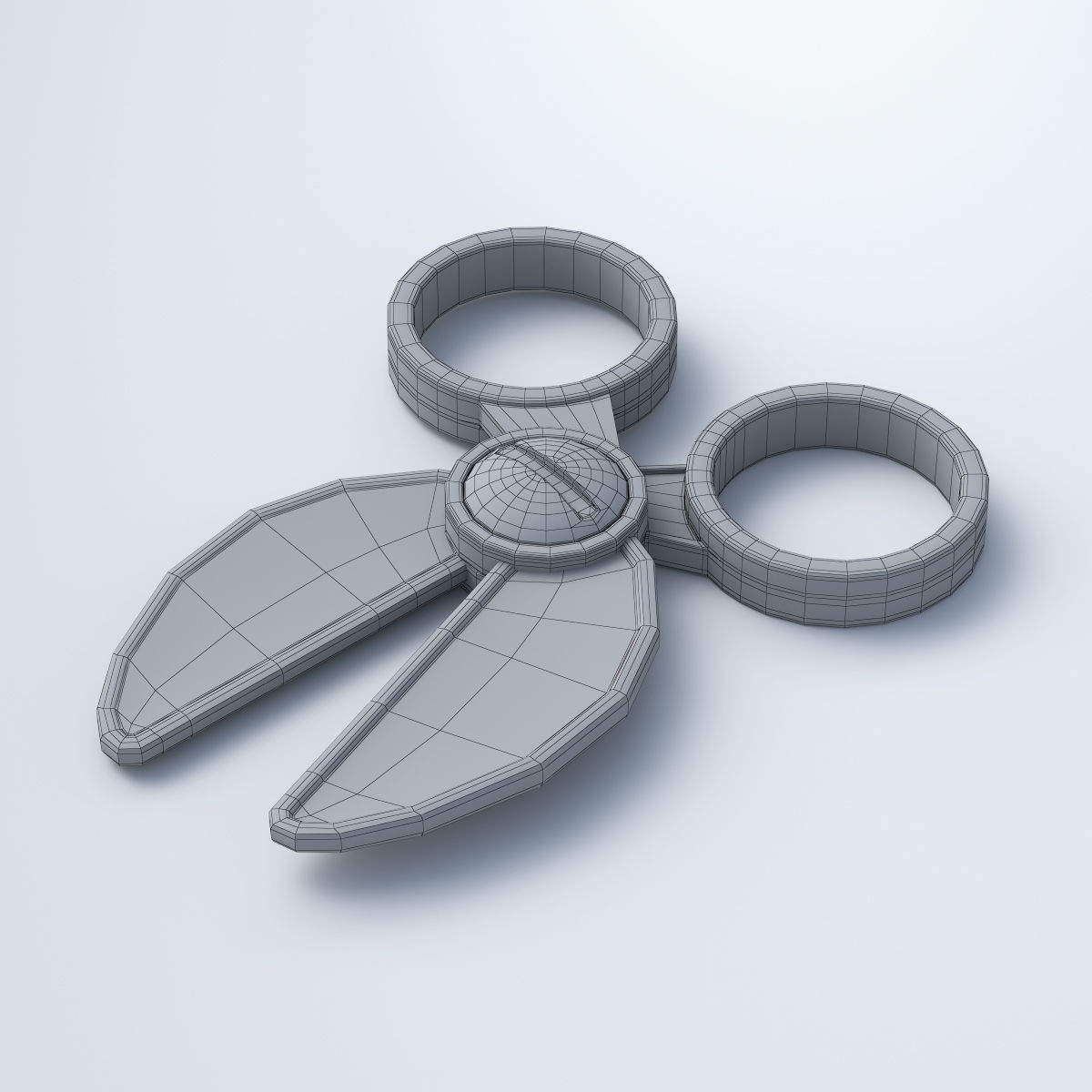 Barbie Scissors Free 3D model_7