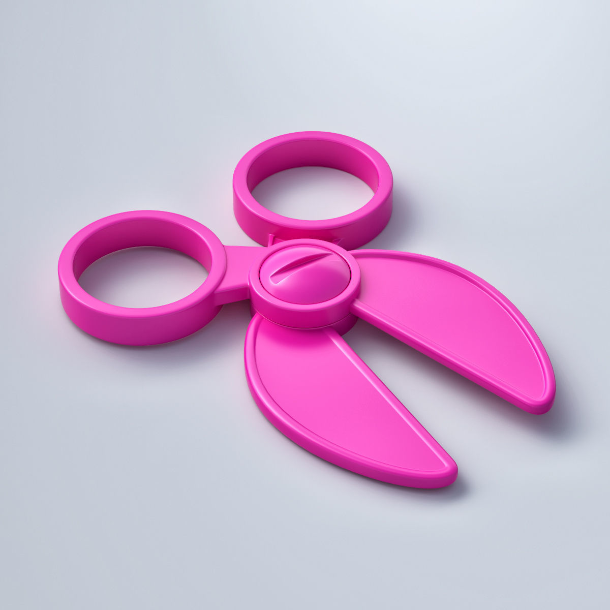 Barbie Scissors Free 3D model_3