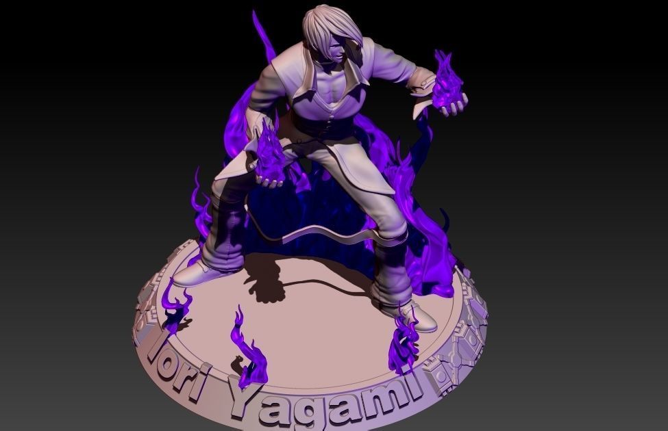 Iori Yagami 3D print model_3