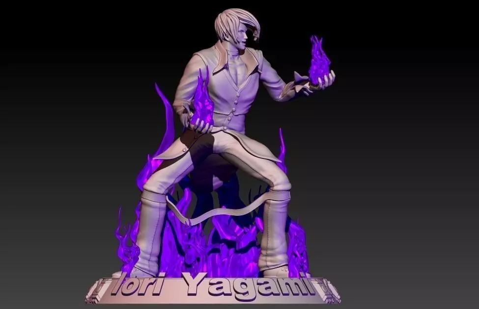 Iori Yagami 3D print model_0