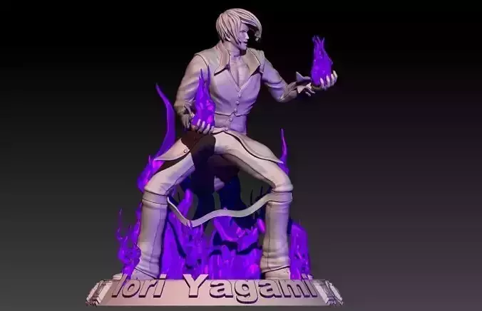 Iori Yagami 3D print model