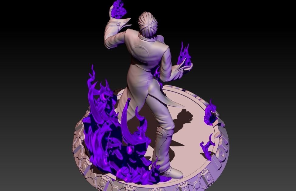 Iori Yagami 3D print model_4