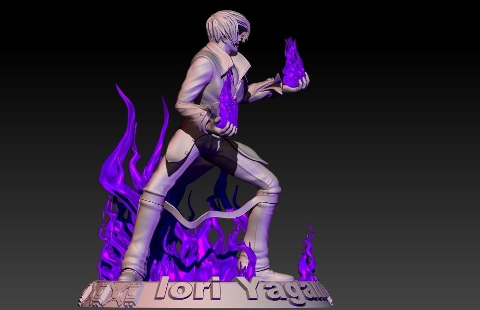 Iori Yagami 3D print model_2