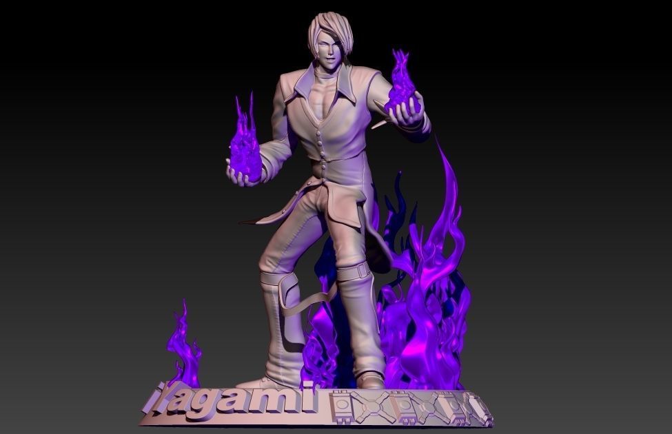 Iori Yagami 3D print model_1