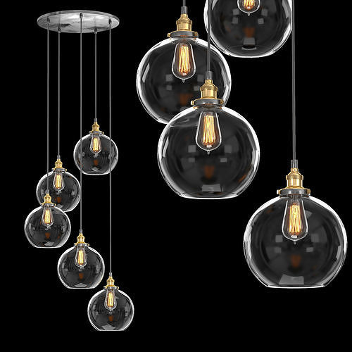 Factory Cafe Pendant 5 3D model