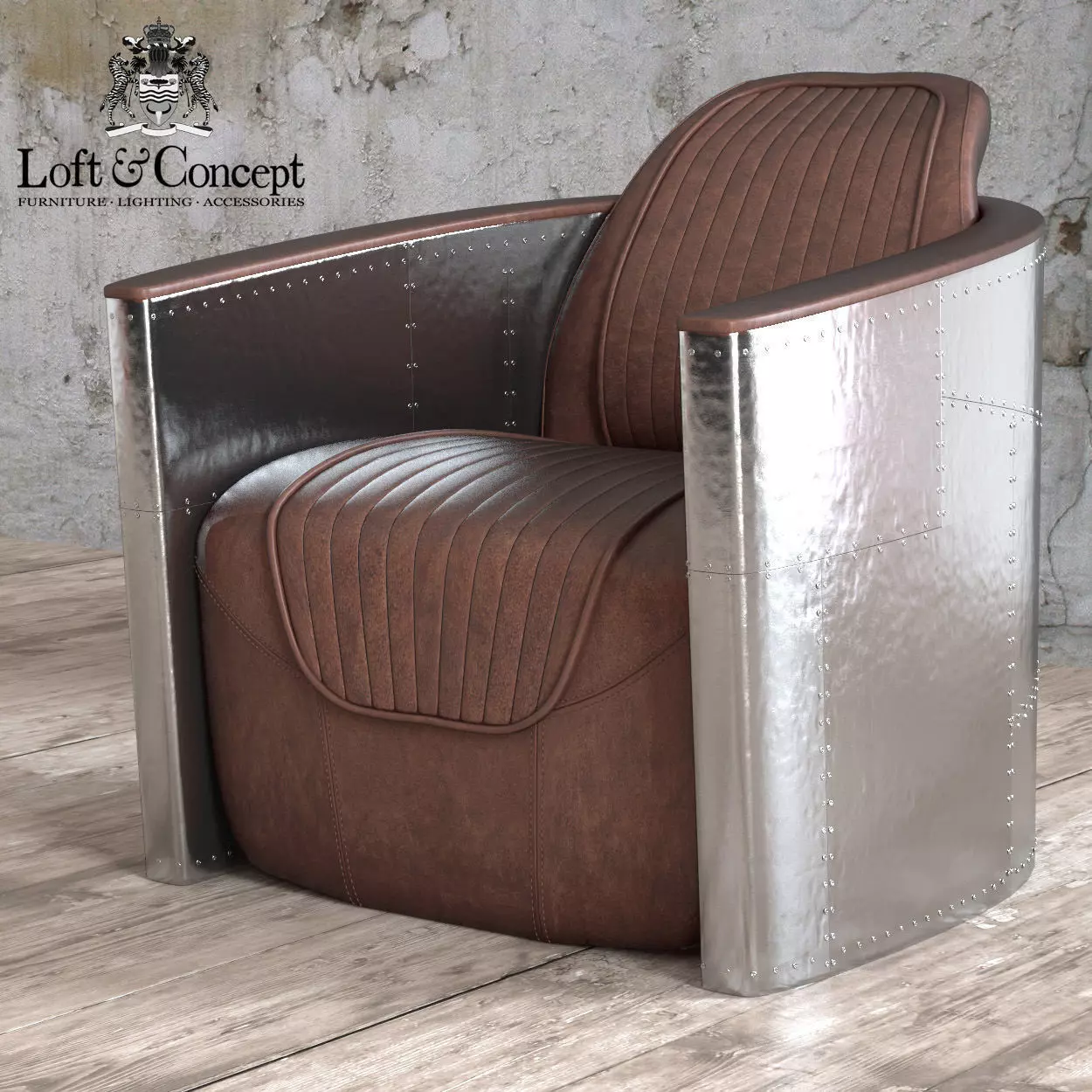 Mini Aviator Armchair 3D model