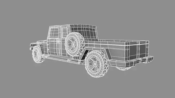 3D Jeep wrangler - wrangler