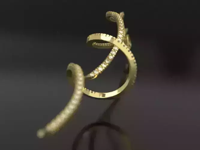 ZEFIR earrings 3D print model