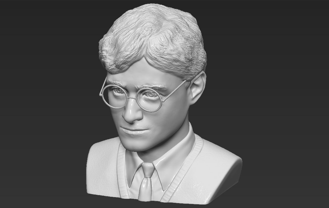 Harry Potter bust 3D printing ready stl obj formats 3D print model_20