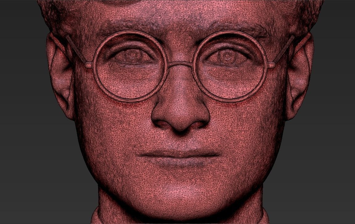 Harry Potter bust 3D printing ready stl obj formats 3D print model_34