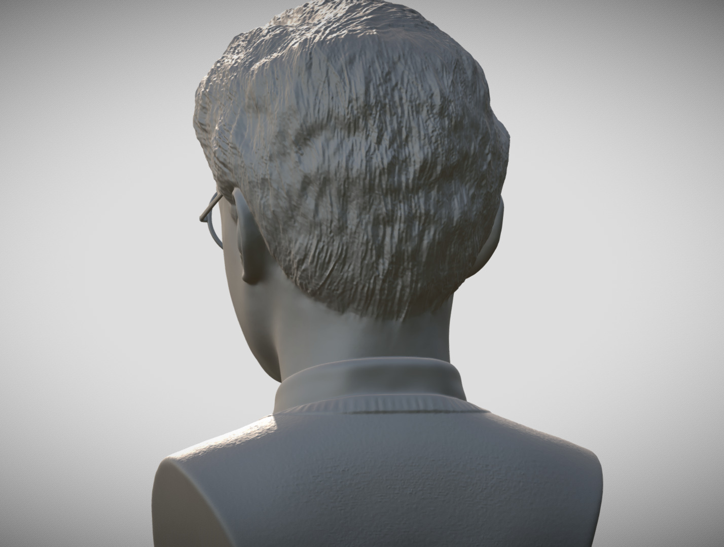 Harry Potter bust 3D printing ready stl obj formats 3D print model_5