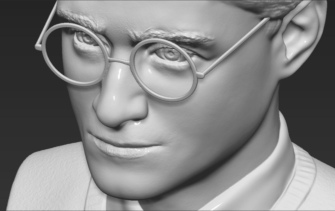Harry Potter bust 3D printing ready stl obj formats 3D print model_27