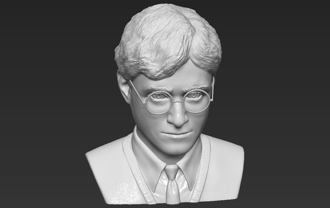 Harry Potter bust 3D printing ready stl obj formats 3D print model_19