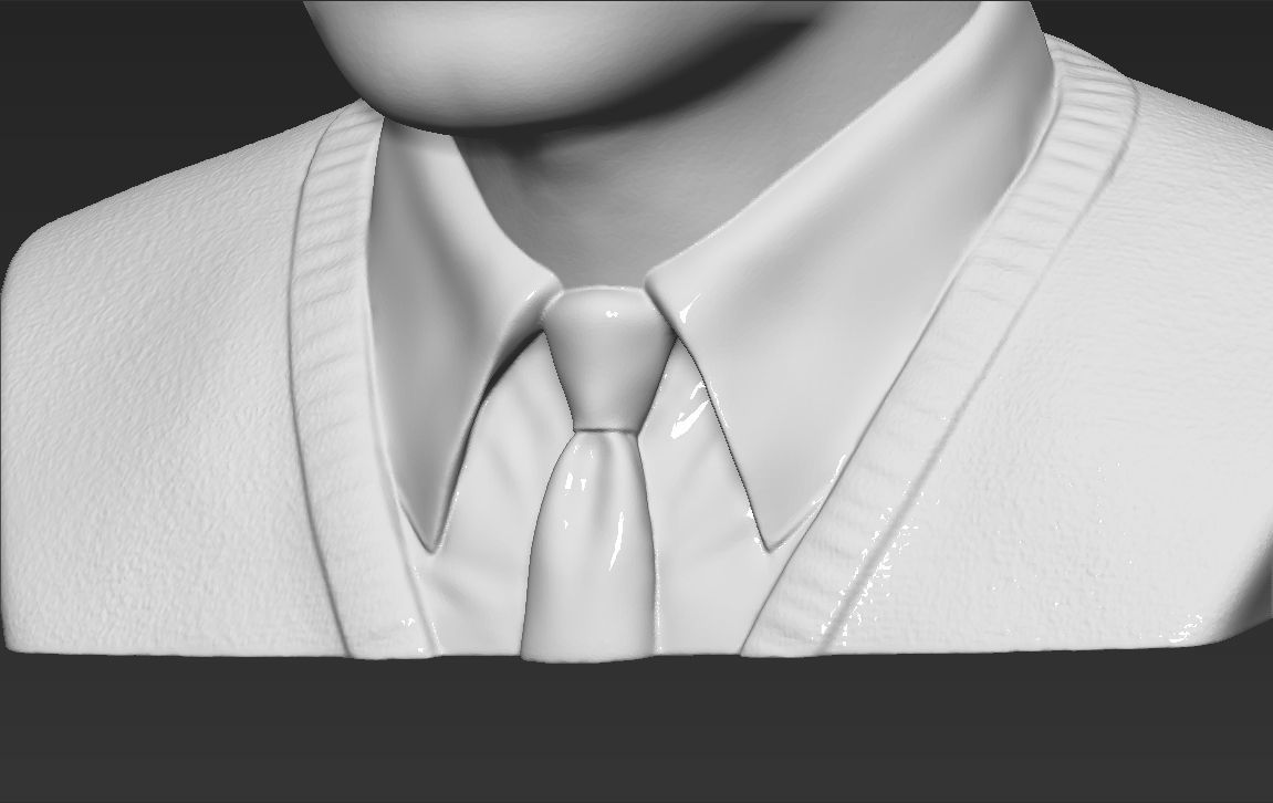 Harry Potter bust 3D printing ready stl obj formats 3D print model_31