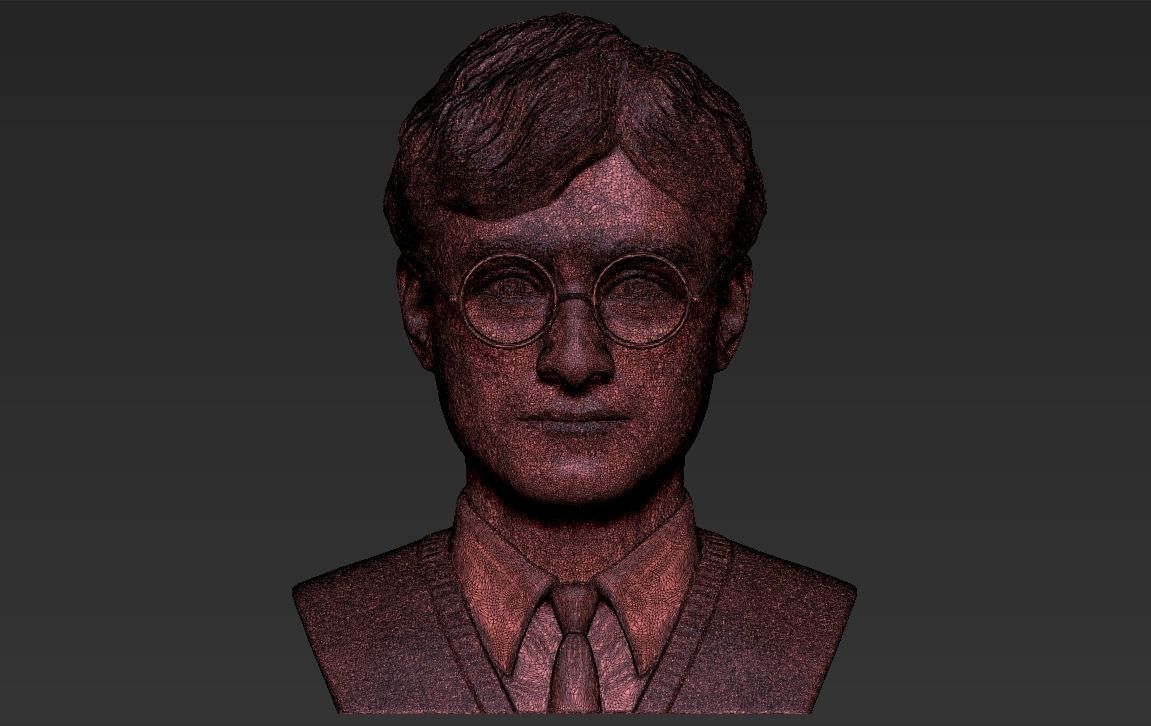 Harry Potter bust 3D printing ready stl obj formats 3D print model_36