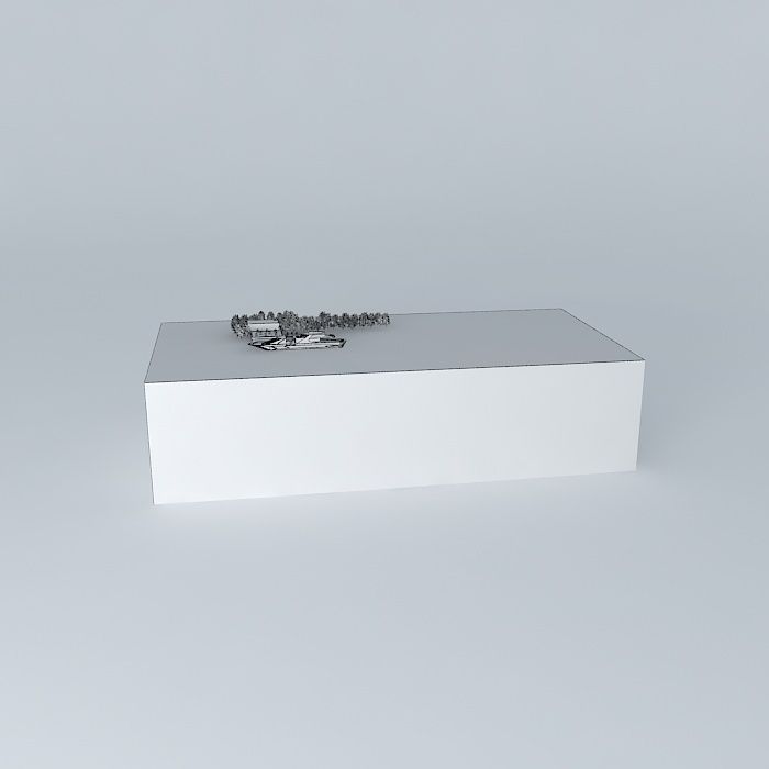 Minneapolis Riverfront Development Idea Free 3D model_3