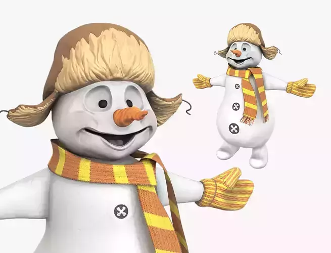 Little Snowman Game Character