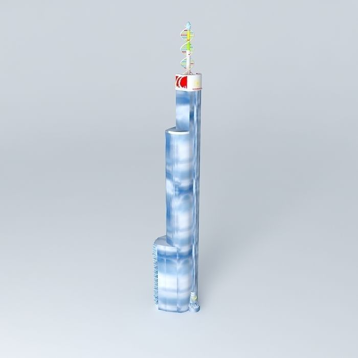 RITZ TOWER(fantasy) Part 1 Free 3D model_1