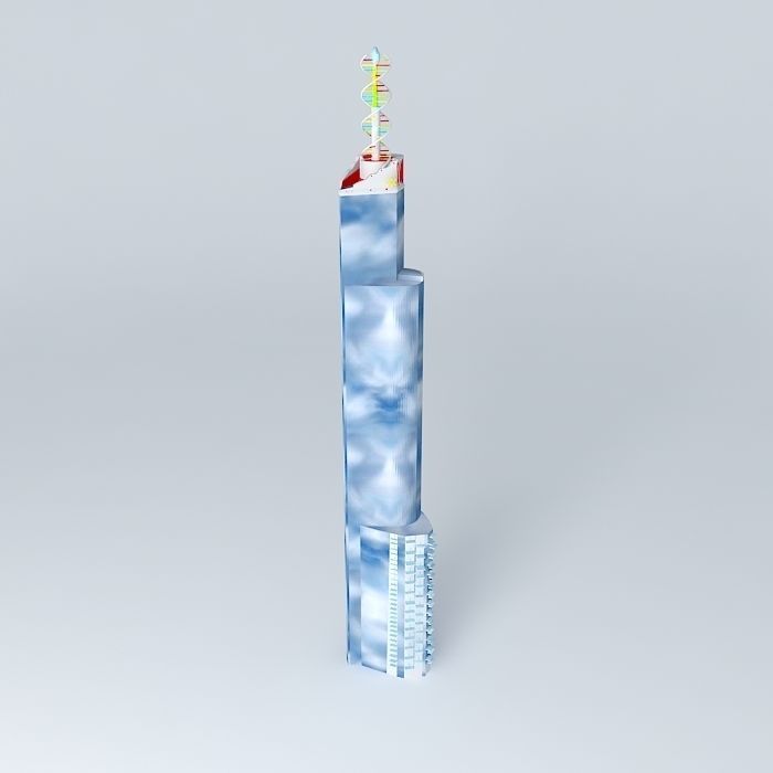 RITZ TOWER(fantasy) Part 1 Free 3D model_2