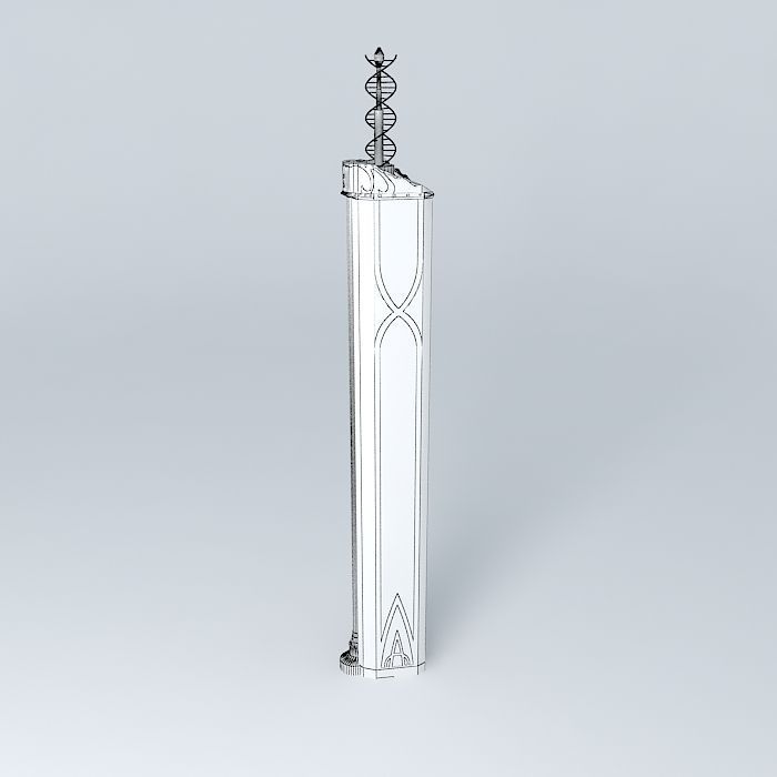 RITZ TOWER(fantasy) Part 1 Free 3D model_3