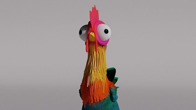 Hei-hei Moana chicken Free 3D model