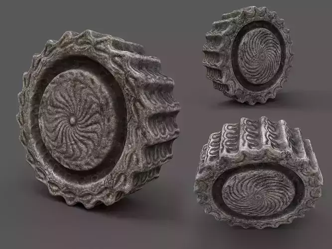 Ancient stone - PBR - lowpoly