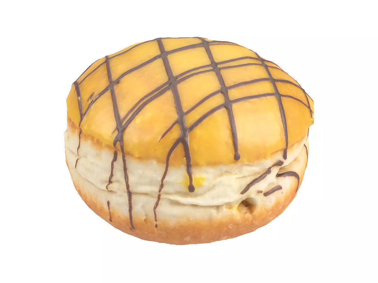 Photorealistic Filled Doughnut 3D Scan 3D model_0