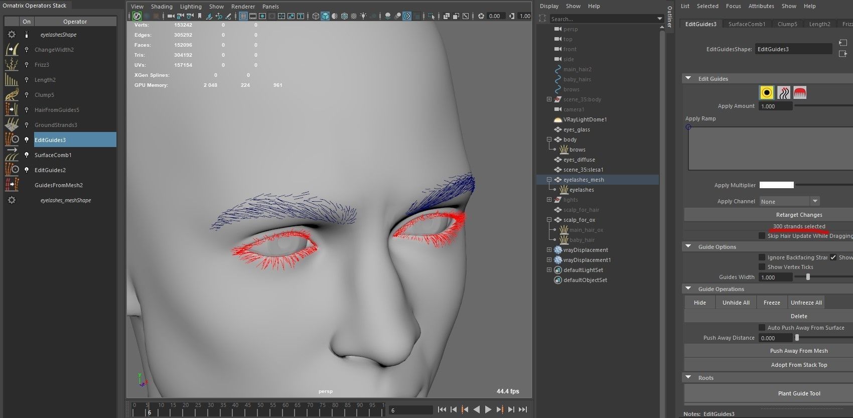 Hair style with changes request 3D model_24