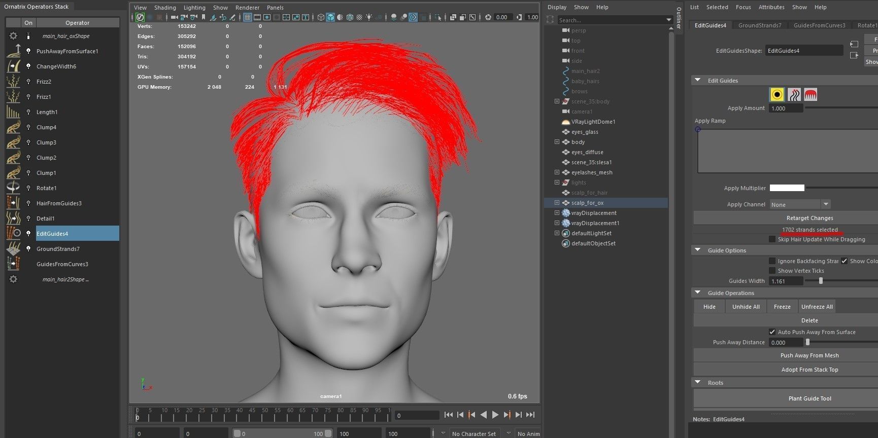 Hair style with changes request 3D model_21