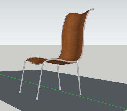Chair design 3D model_1