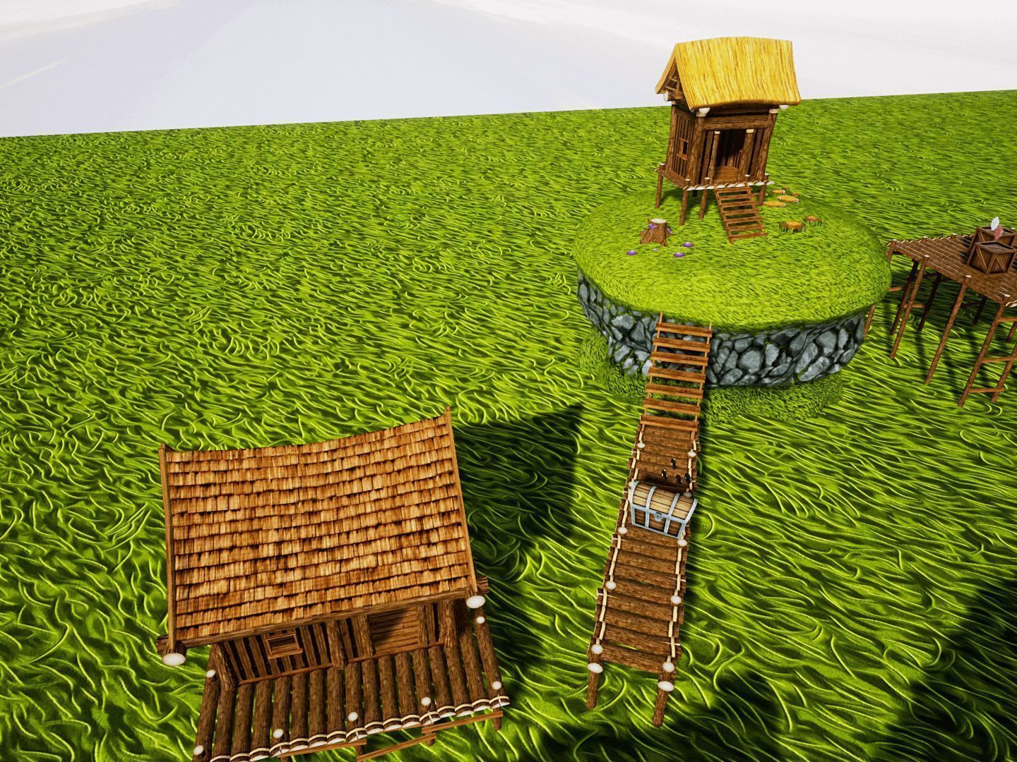 Cartoon Platformer for UNREAL Low-poly 3D model_15