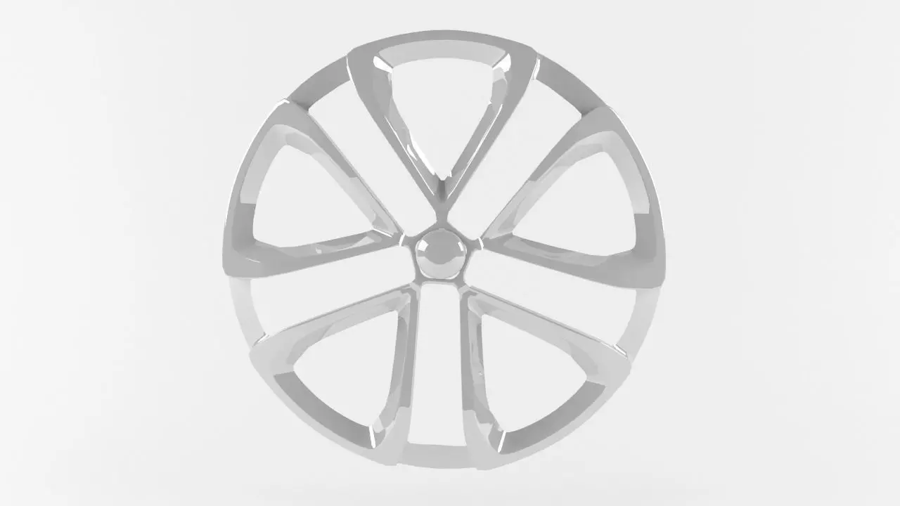 RingForTire silver wheel rim Free 3D model
