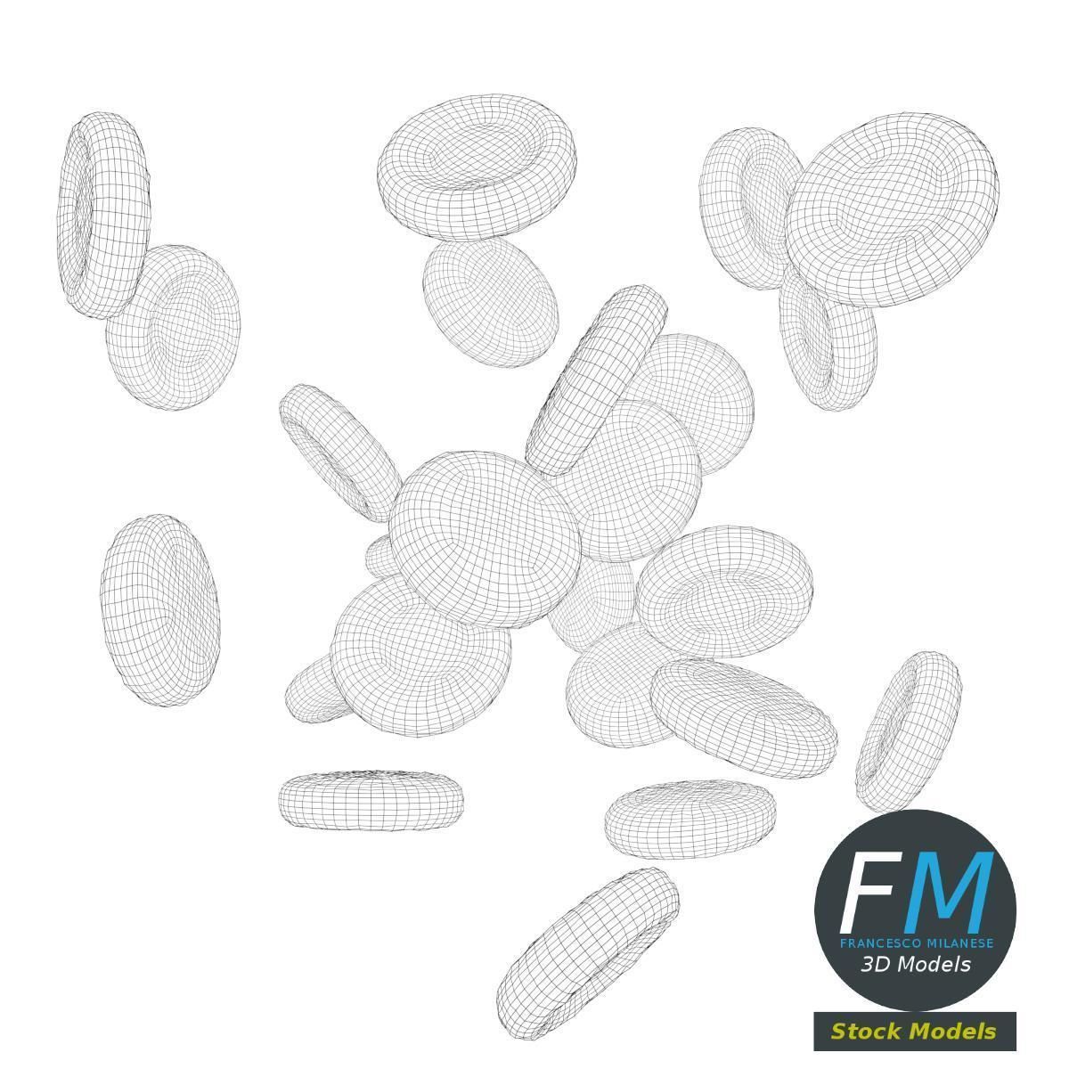 Red blood cells 3D model_7